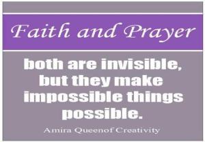 faith & prayer