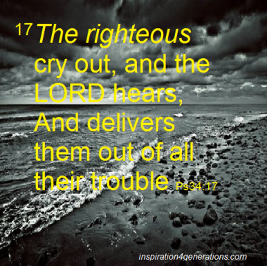 the righteous cry out ps34 17