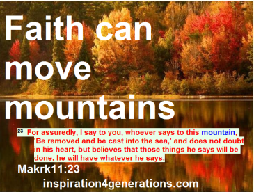 faith can move mts