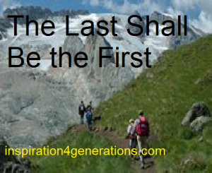 The Last Shall Be the First