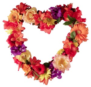 Autumn Floral Heart --- Image by © Royalty-Free/Corbis
